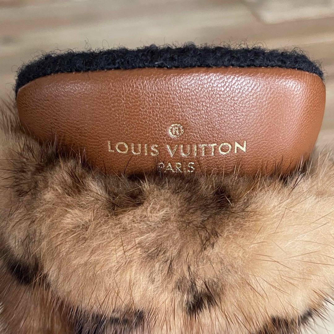LOUIS VUITTON - ルイヴィトン ブーツ ファーモノグラム 24cmの通販 by