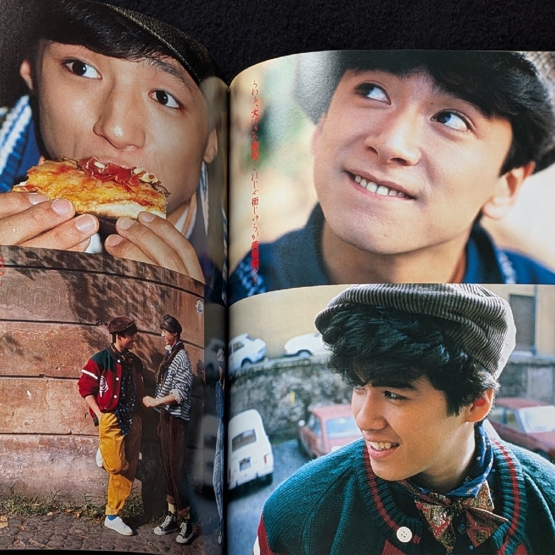 少年隊 写真集 錦織一清 植草克秀 東山紀之 パリ ハワイ コンサート