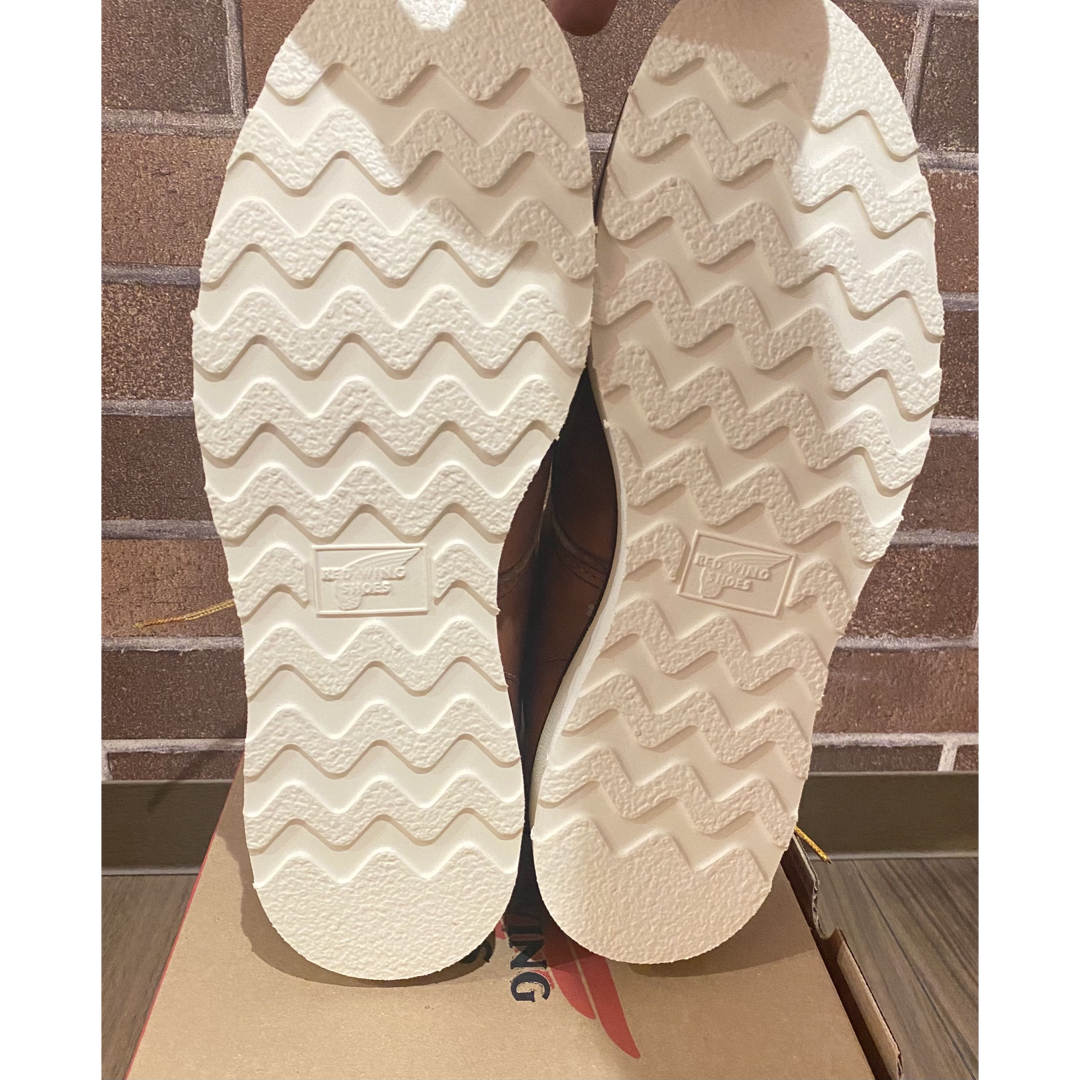 REDWING - レッドウィング 875 10EE 半円犬タグ 赤茶色 新品純正ソール