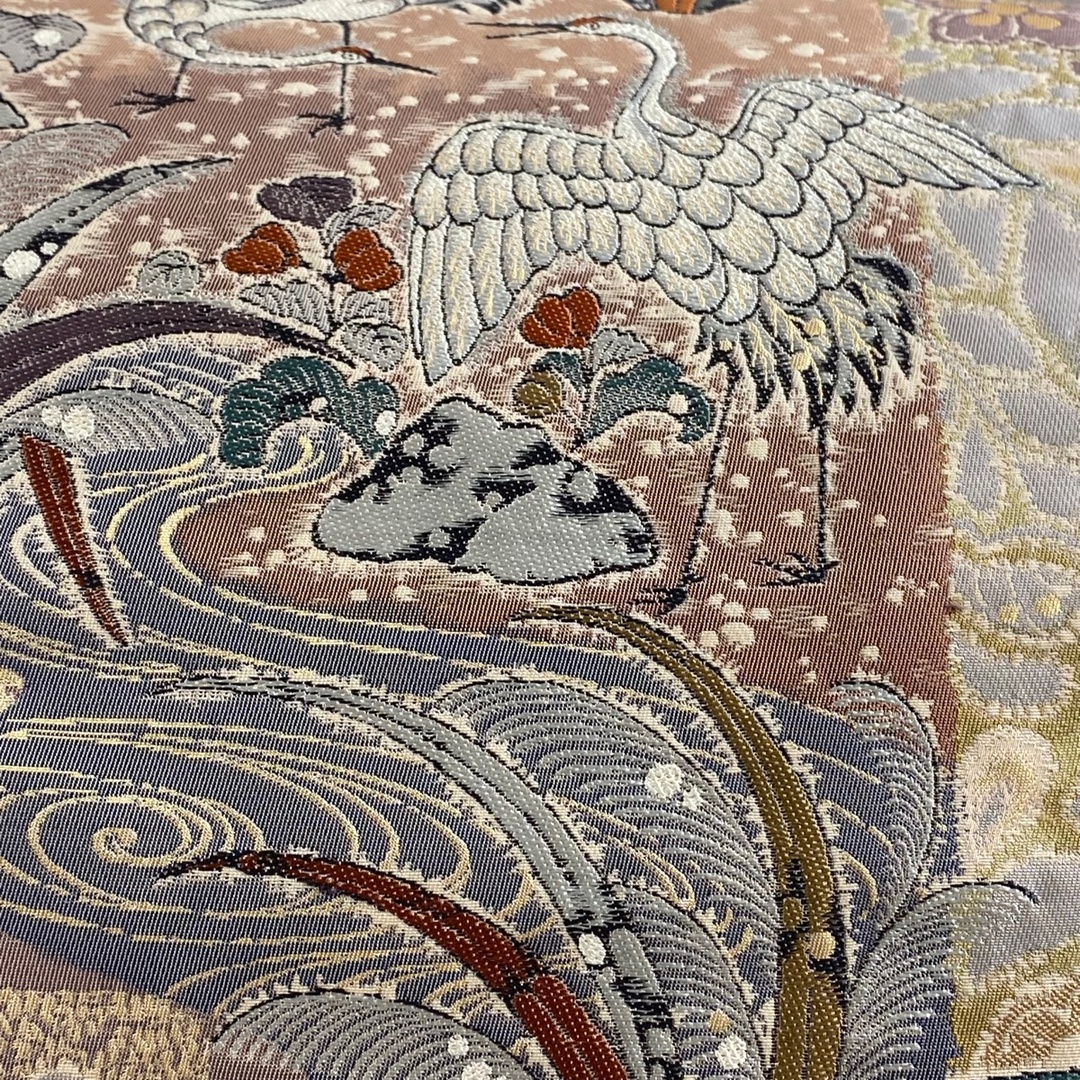 在庫一掃】 【美品】 袋帯 名品 お太鼓柄 正絹 【中古】の通販 by