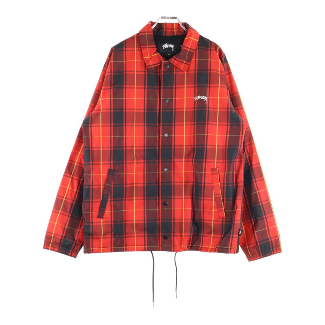 STUSSY - STUSSY ステューシー チェック柄 ポリエステル スナップ