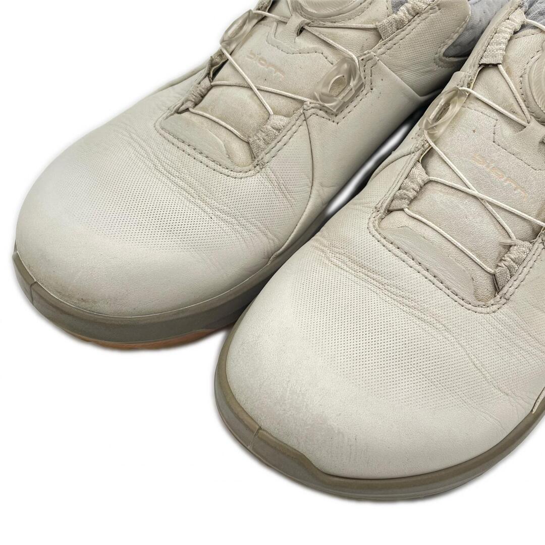 ECCO - coco 中古 エコー ecco ゴルフシューズ 38 24cm ホワイト系