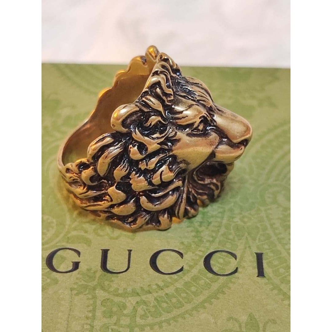 GUCCI - 新品 未使用 GUCCI グッチ ライオンヘッド リング 指輪 23号
