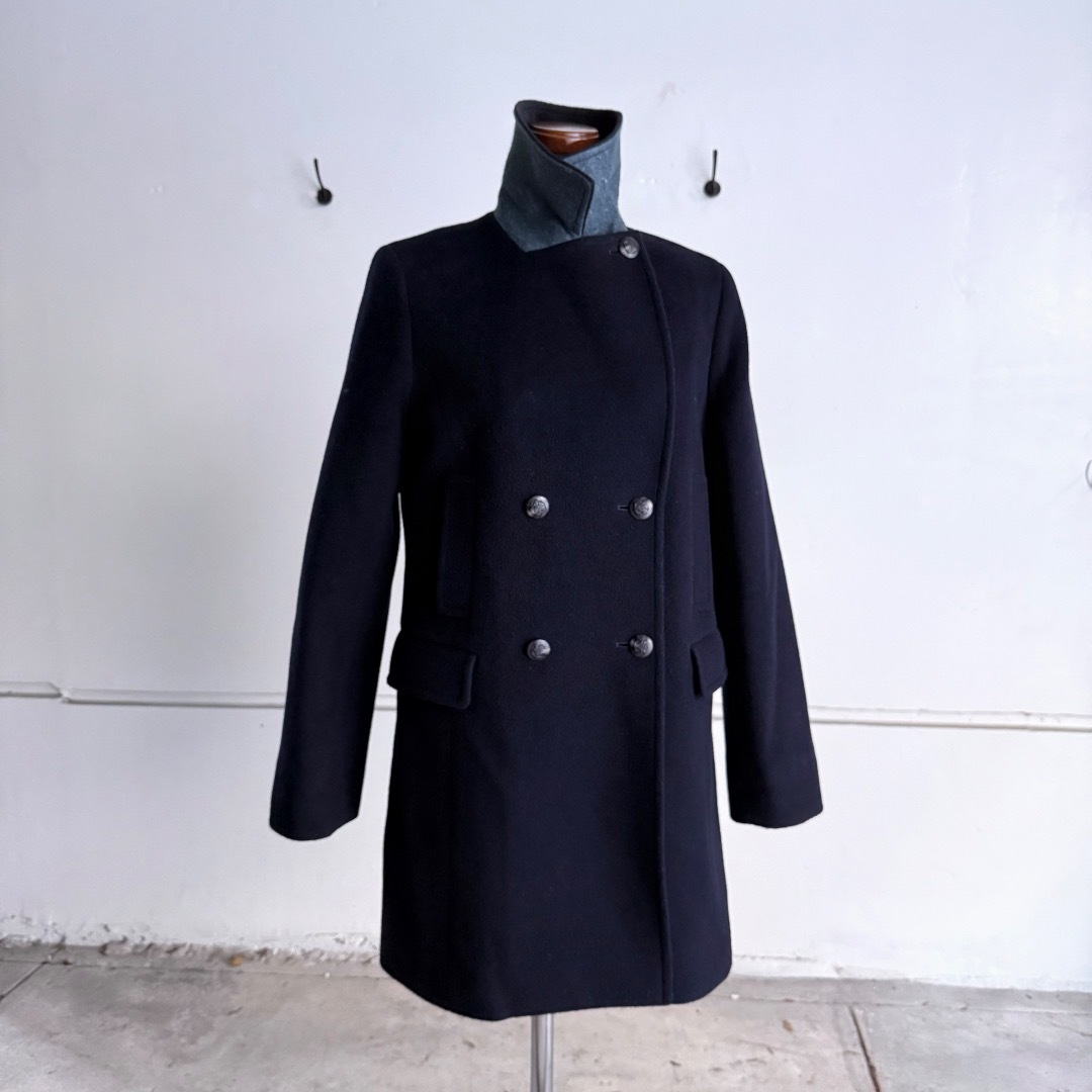 LA JOCONDE - LA JOCONDE ネイビー ダブルブレスト ロングコート