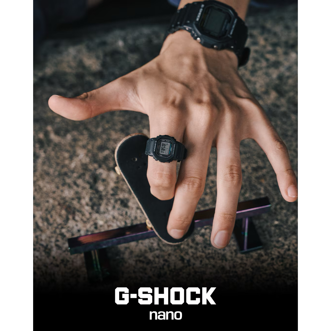 G-SHOCK - 黒 CASIO G-SHOCK nano DWN-5600-1JR 指輪 時計の通販 by