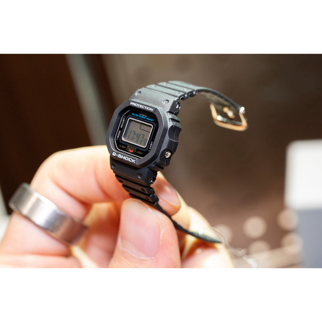 G-SHOCK - 黒 CASIO G-SHOCK nano DWN-5600-1JR 指輪 時計の通販 by