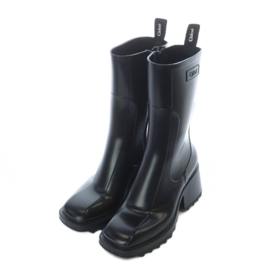 Chloe - クロエ BETTY レインブーツ 36 23cm 黒 ブラック チャンキー