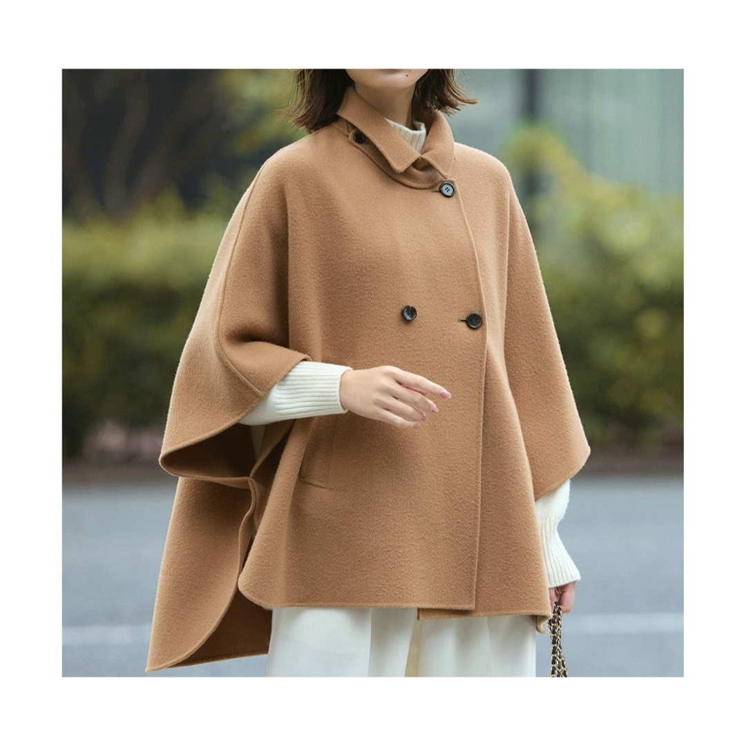 23区 - 23区 【見上愛さん着用】ウールライトリバー ポンチョ