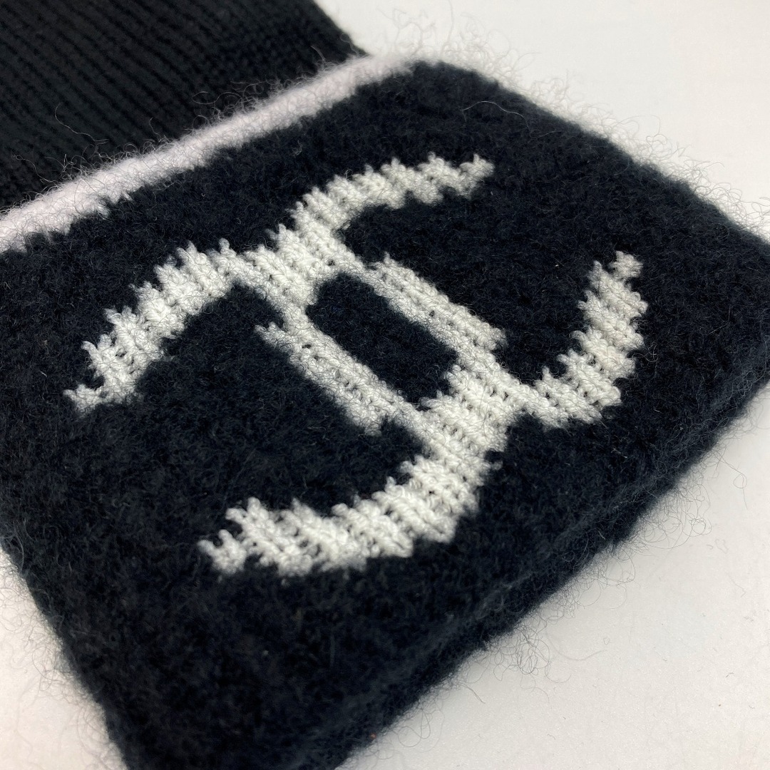CHANEL - CHANEL シャネル ココマーク 手袋 ブラック ニット グローブ