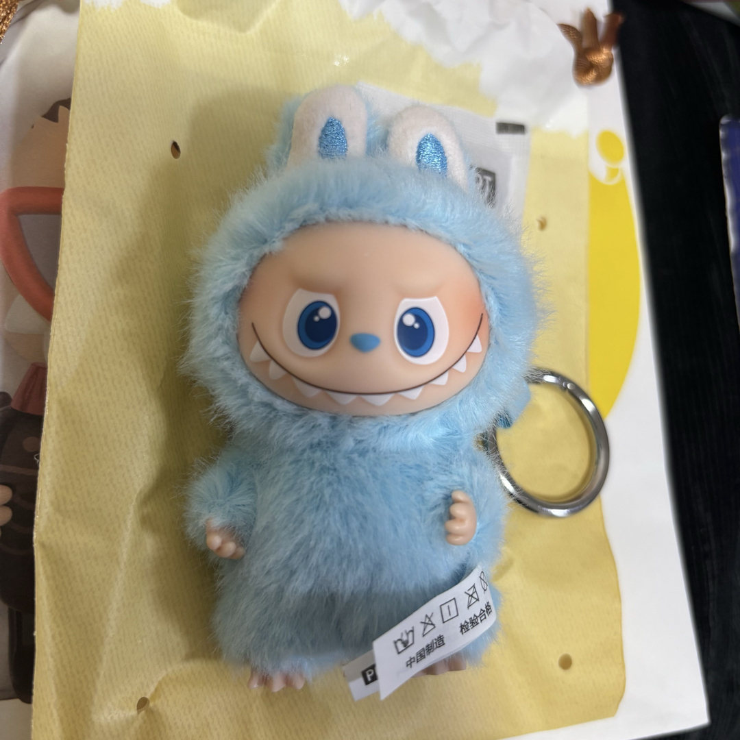 K】イニシャルラブブ ミニラブブ 水色 k k K K ポップマートの通販