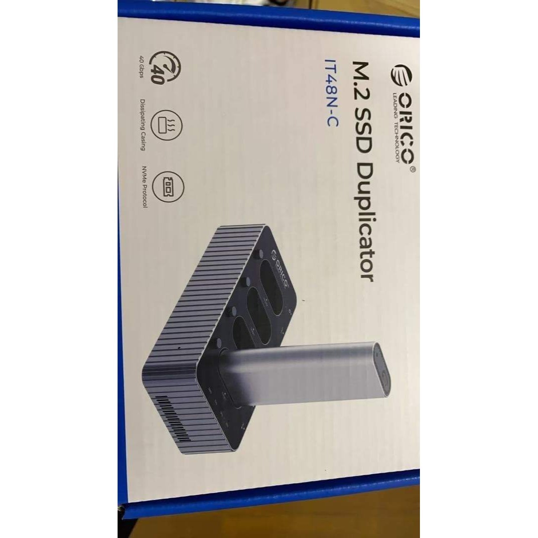 ORICO SSD クローン スタンド 40Gbps高速データ転送 M.2SSD