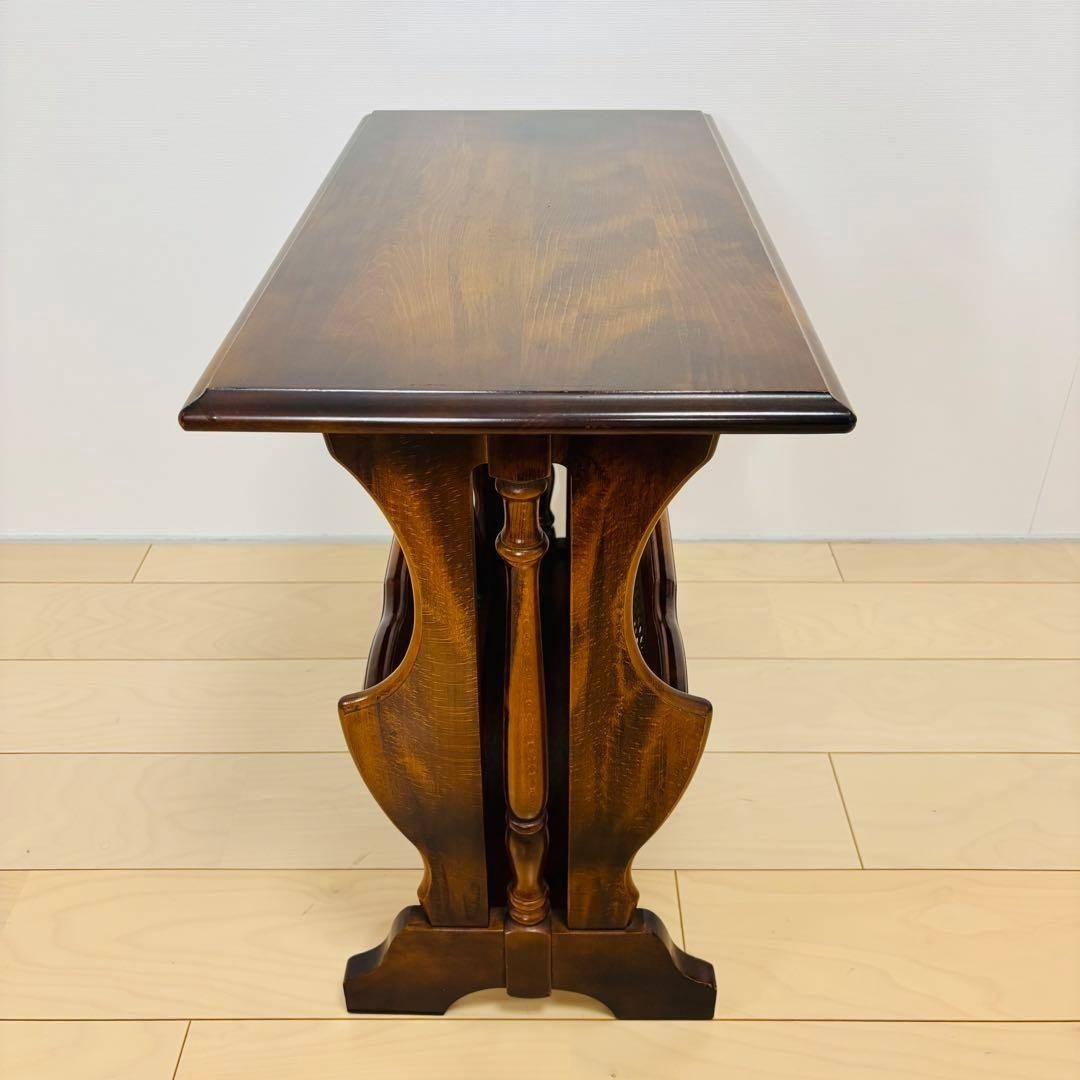 オールドカリモク】コロニアル サイドテーブル リビングテーブル 昭和