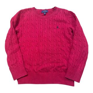 POLO RALPH LAUREN（ニット/セーター ・ レッド/赤色系）のフリマ
