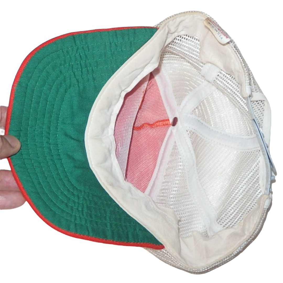 NEW ERA - ▪️70's NEW ERA ビンテージ トラッカーキャップ オレンジ