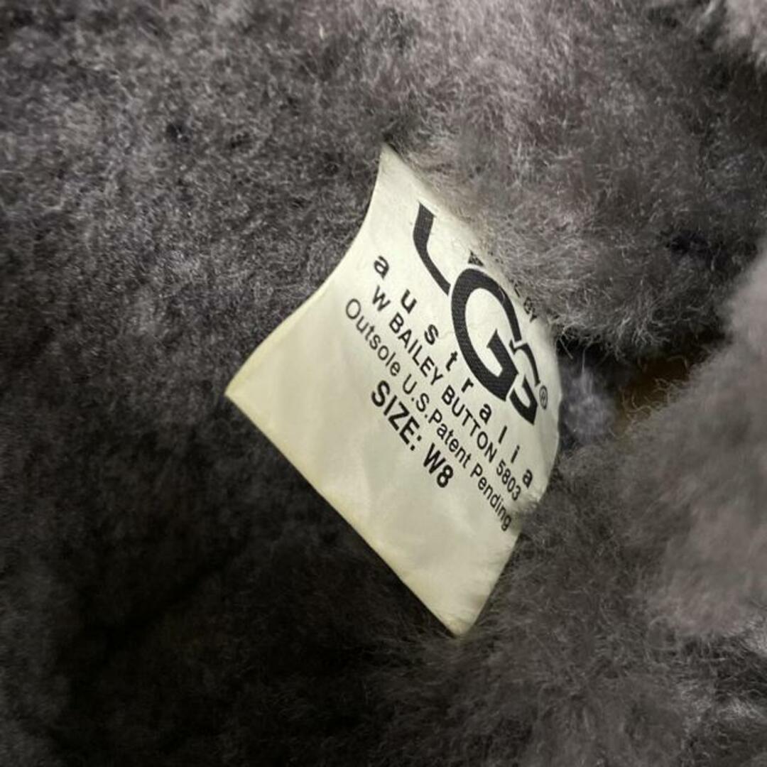 UGG - UGG(アグ) ショートブーツ W8 - グレー ムートンの通販 by