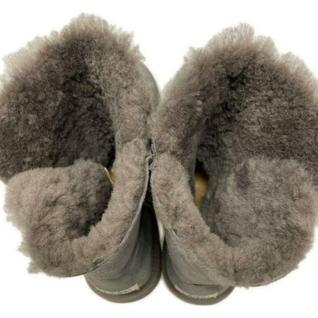 UGG - UGG(アグ) ショートブーツ W8 - グレー ムートンの通販 by