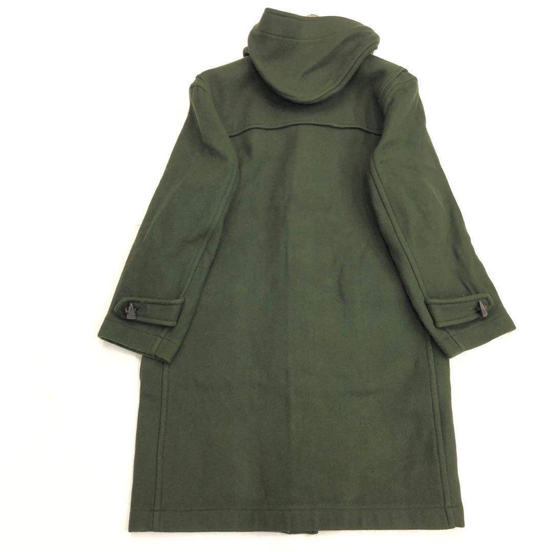 BARACUTA - 1536 BARACUTA ダッフルコート グリーン メルトン ウール