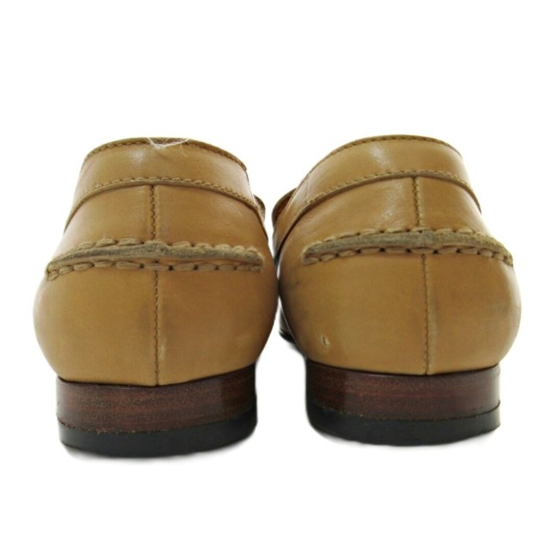 エルメス Hロゴステッチ オールレザー ローファー 37 23.5cm