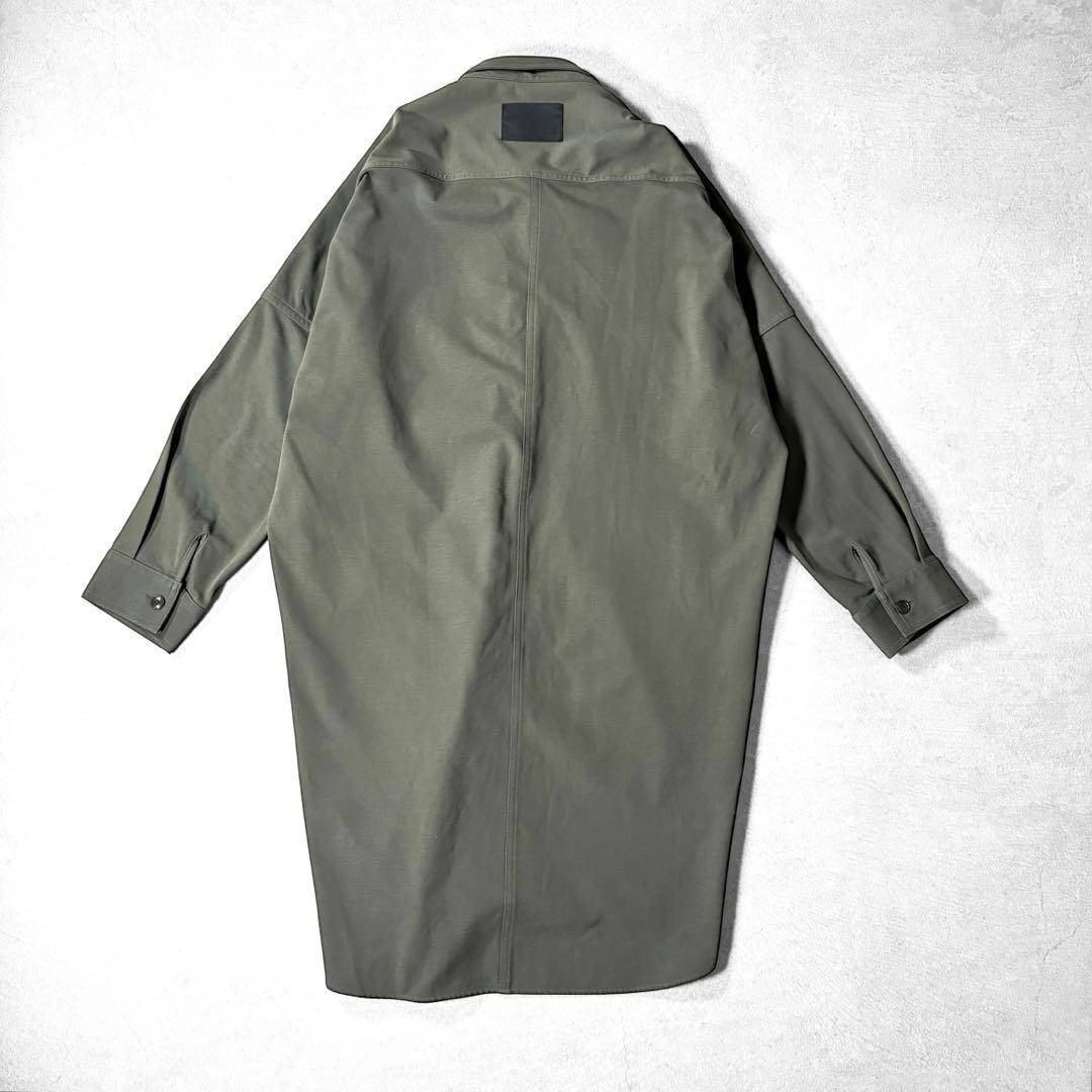 極美品 コグザビッグスモーク サファリシャツ 日本製 コクーン 別注