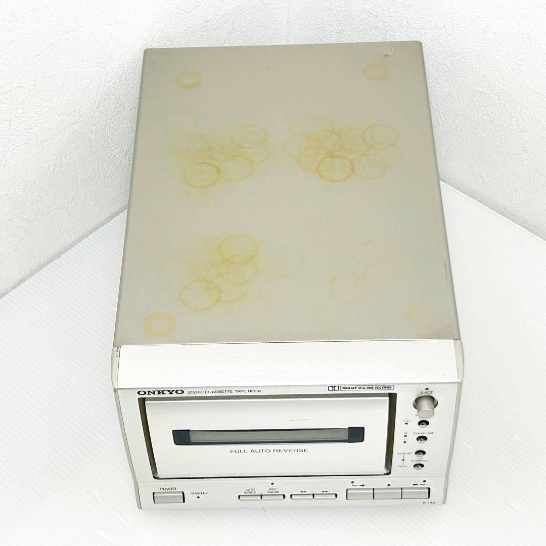 ONKYO - 希少 ONKYO オートリバースカセットデッキ K-185-Sの通販 by