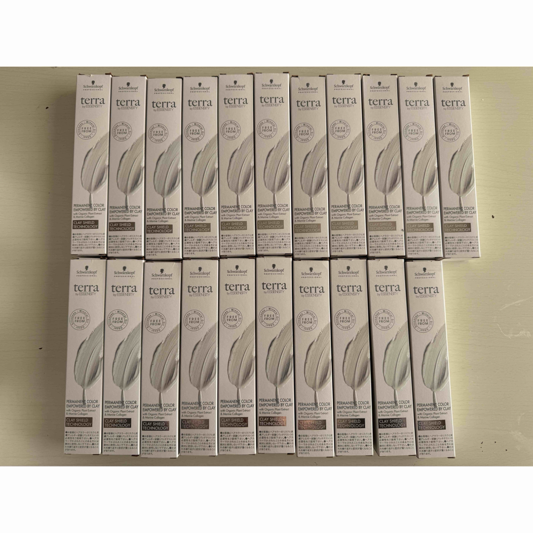 Schwarzkopf PROFESSIONAL - テラ エッセンシティ カラー剤 21本セット