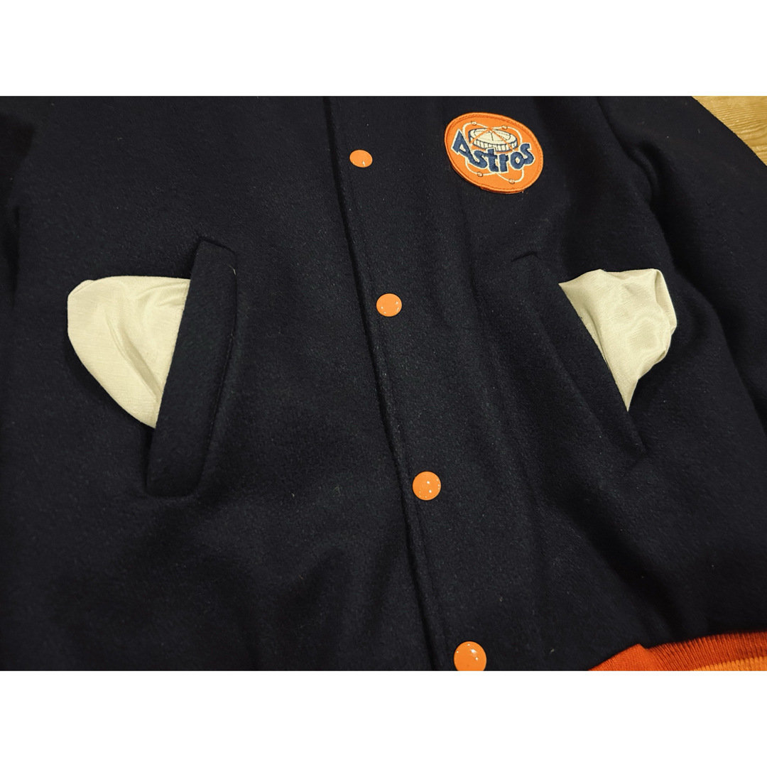 VINTAGE - スタジャン 古着 80s Pyramid ピラミッド Astros アストロズ