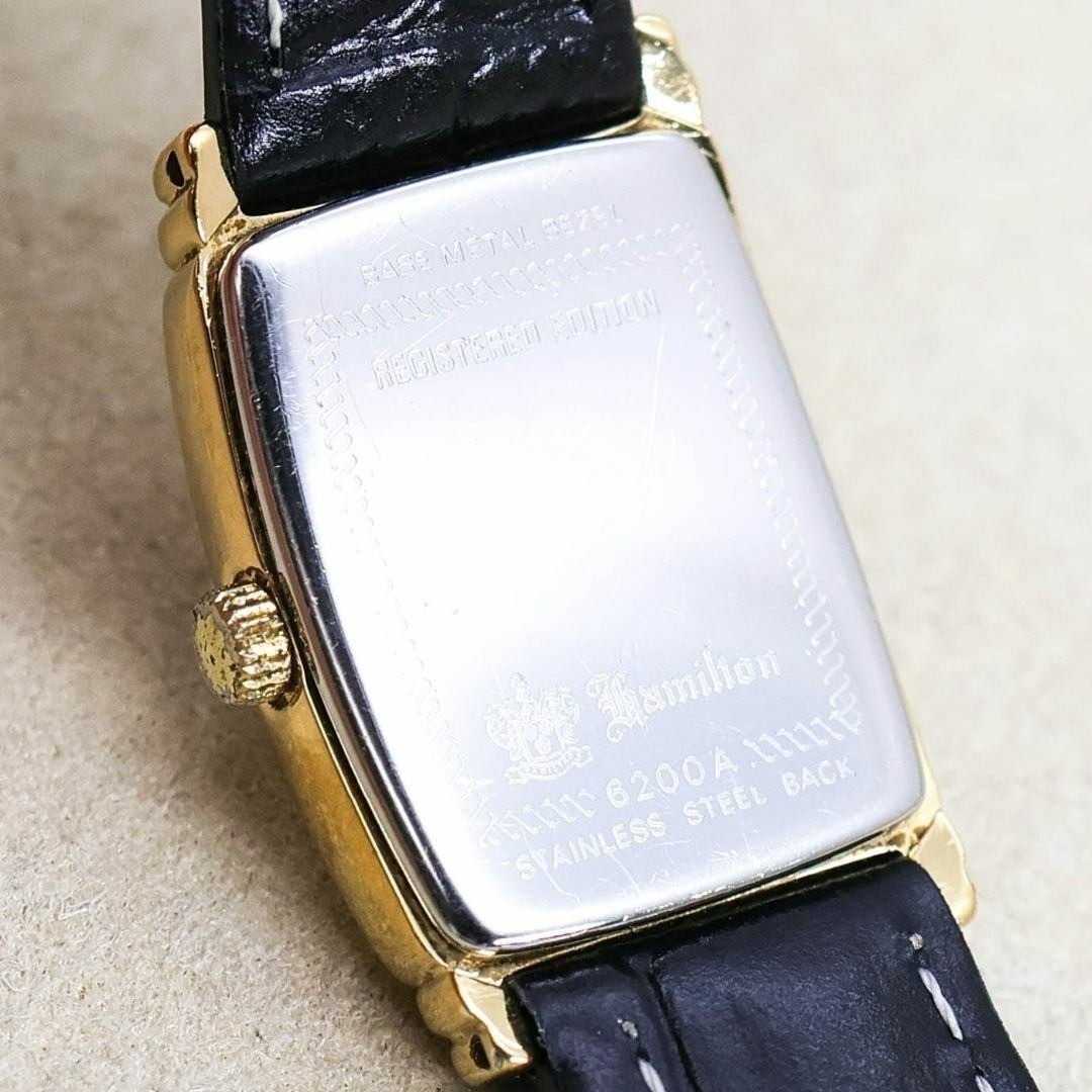 稼働 HAMILTON 腕時計 トノー スモセコ 6200A 1715の通販