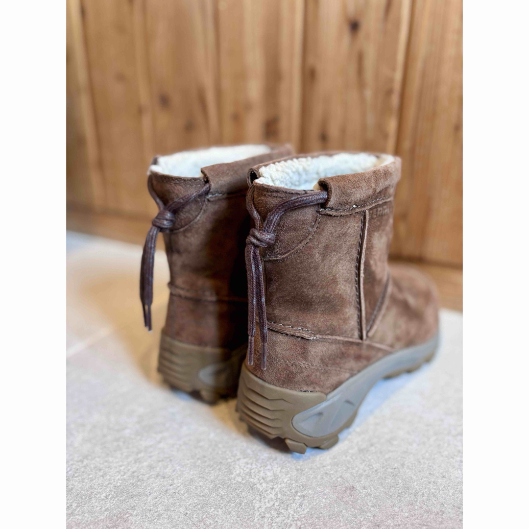 Merrell ブラウン スエード ショートブーツ