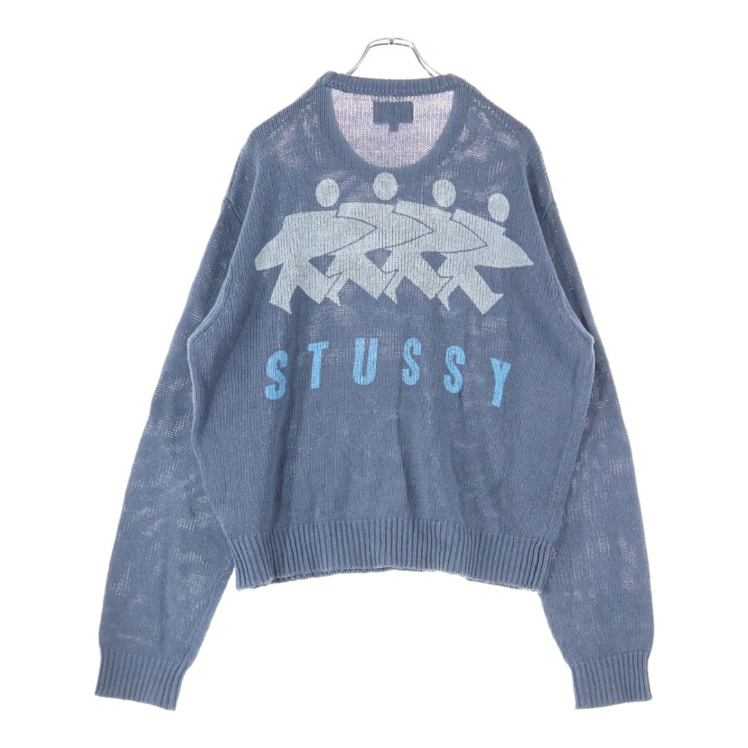 STUSSY - STUSSY ステューシー SURFMAN ICON COTTON LINEN CREW サーフ