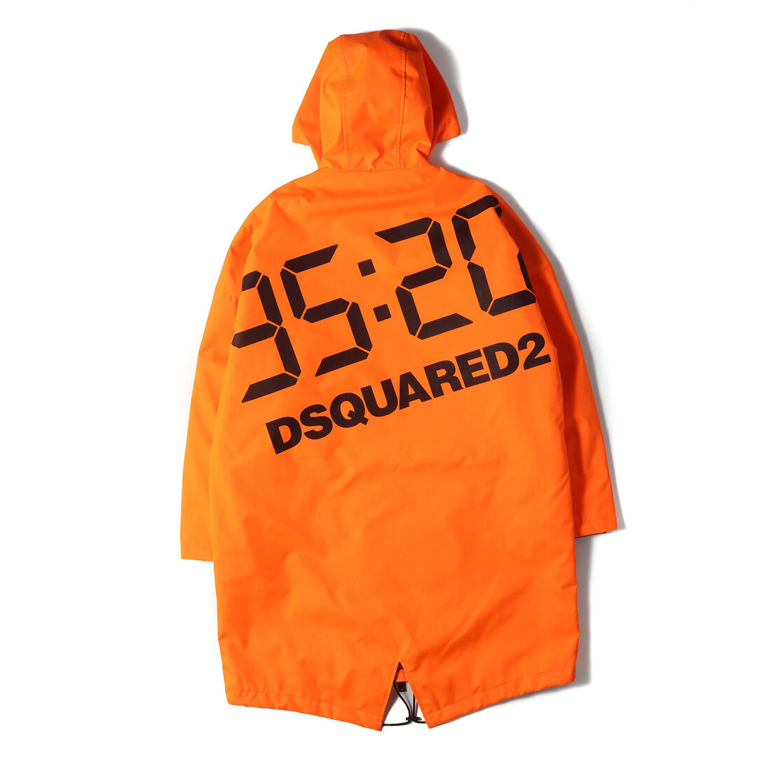 DSQUARED2 ICON ボックスロゴスウェット レアカラー 蛍光オレンジ