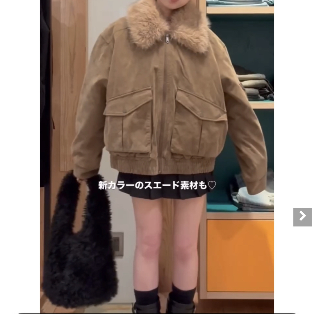 SLY - 【ラスト一点】SLY WASHED PUFFER ブルゾン♡ベージュ♡スライ