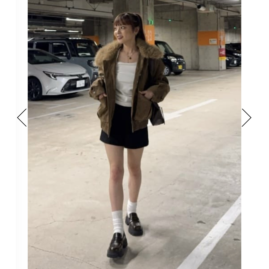 SLY - 【ラスト一点】SLY WASHED PUFFER ブルゾン♡ベージュ♡スライ