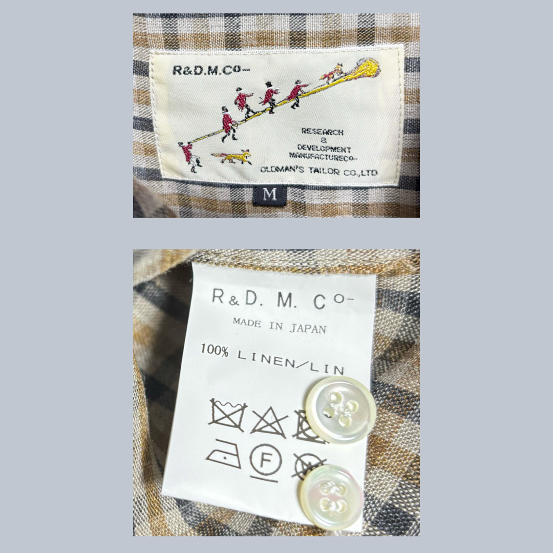 R&D.M.Co-】 L G.C.C STAND COLLAR SHIRTS