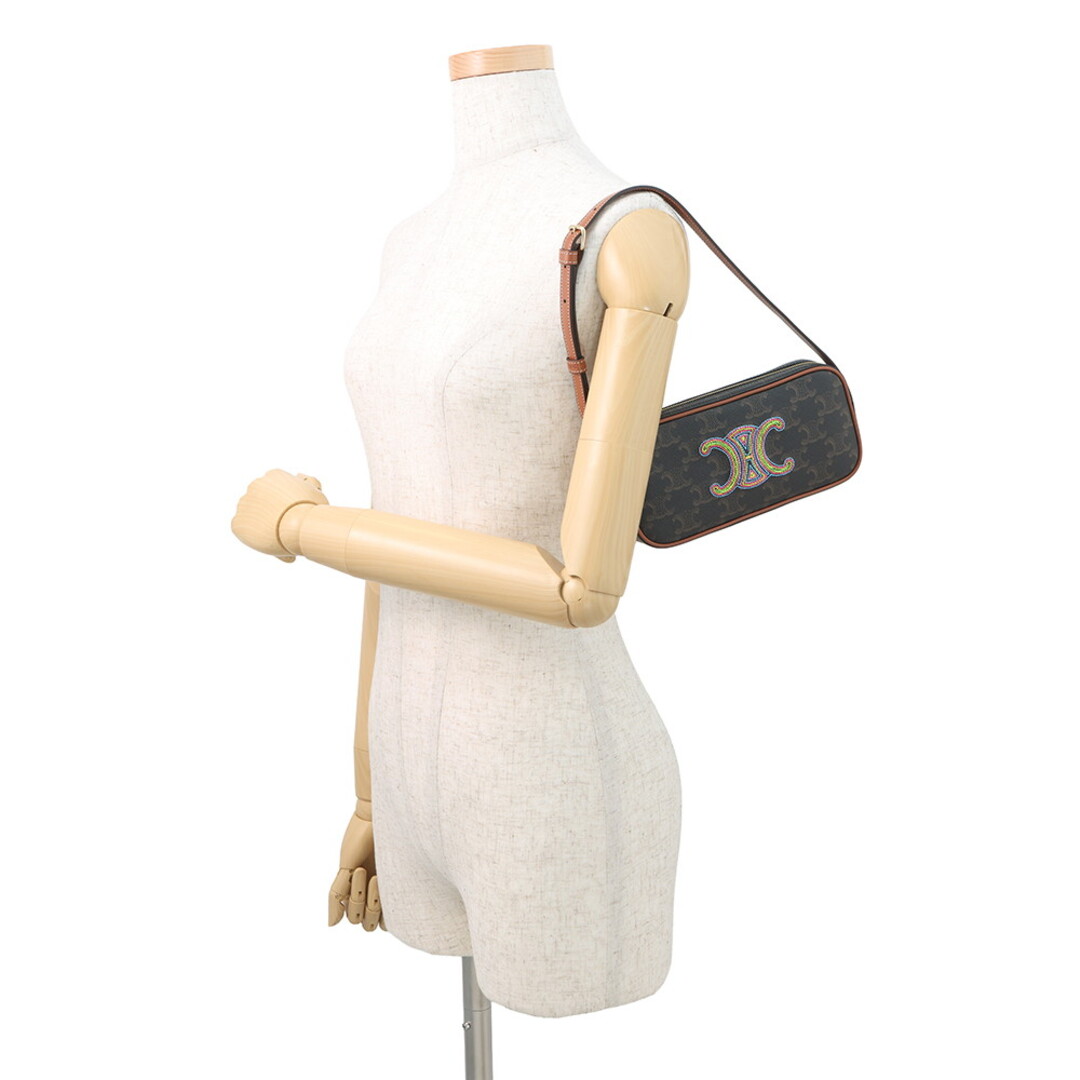 CELINE - セリーヌ ショルダーバッグ トリオンフ ミニカメラ 刺繍 PVC