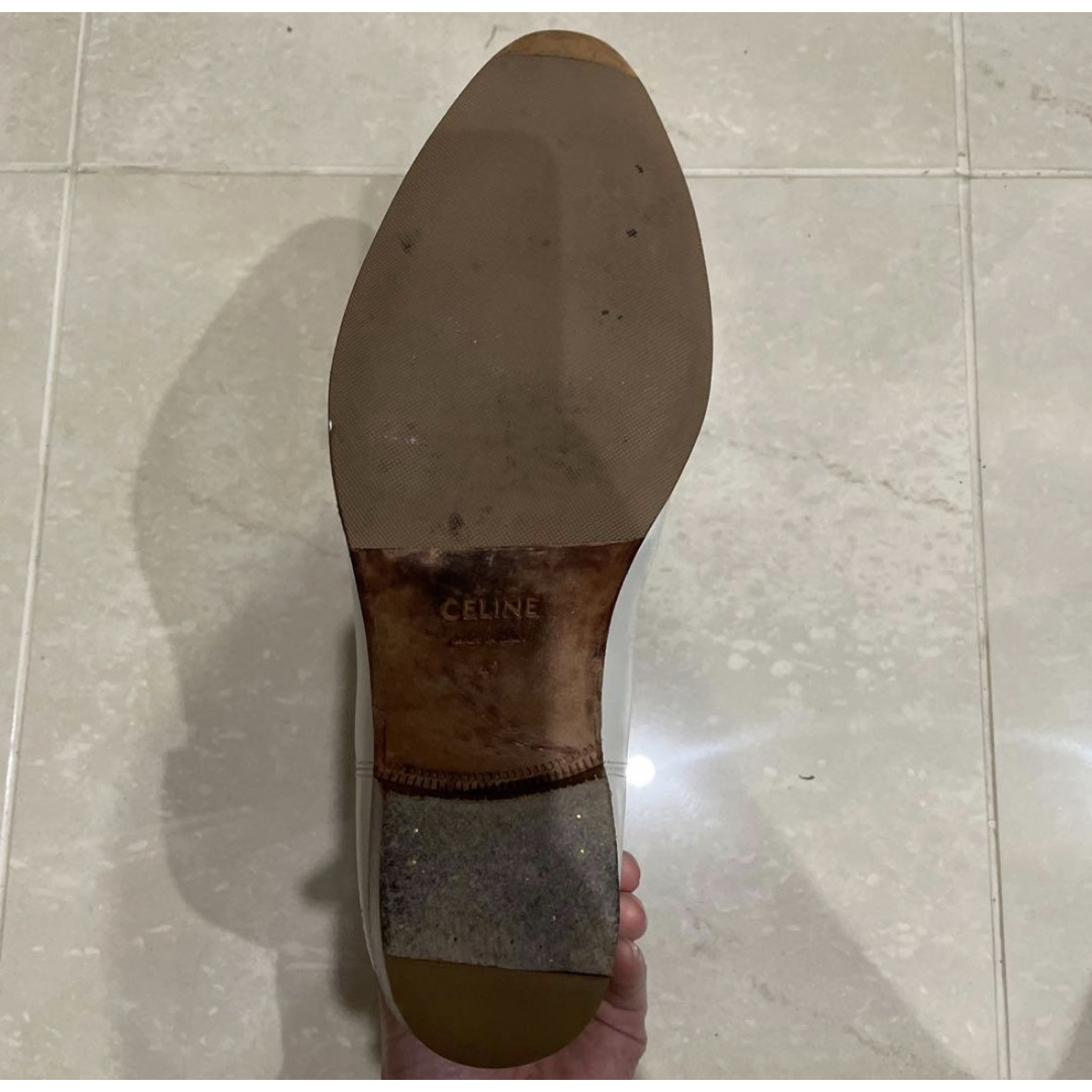 CELINE - CELINE セリーヌ チェルシーブーツ ホワイト 41の通販 by
