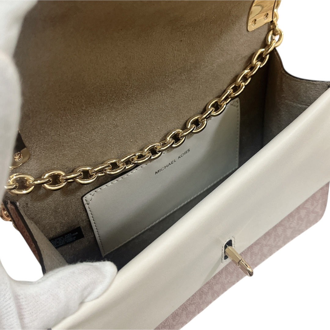 MICHAEL KORS - 【ほぼ未使用】MICHALE KORS カラーブロック クロス