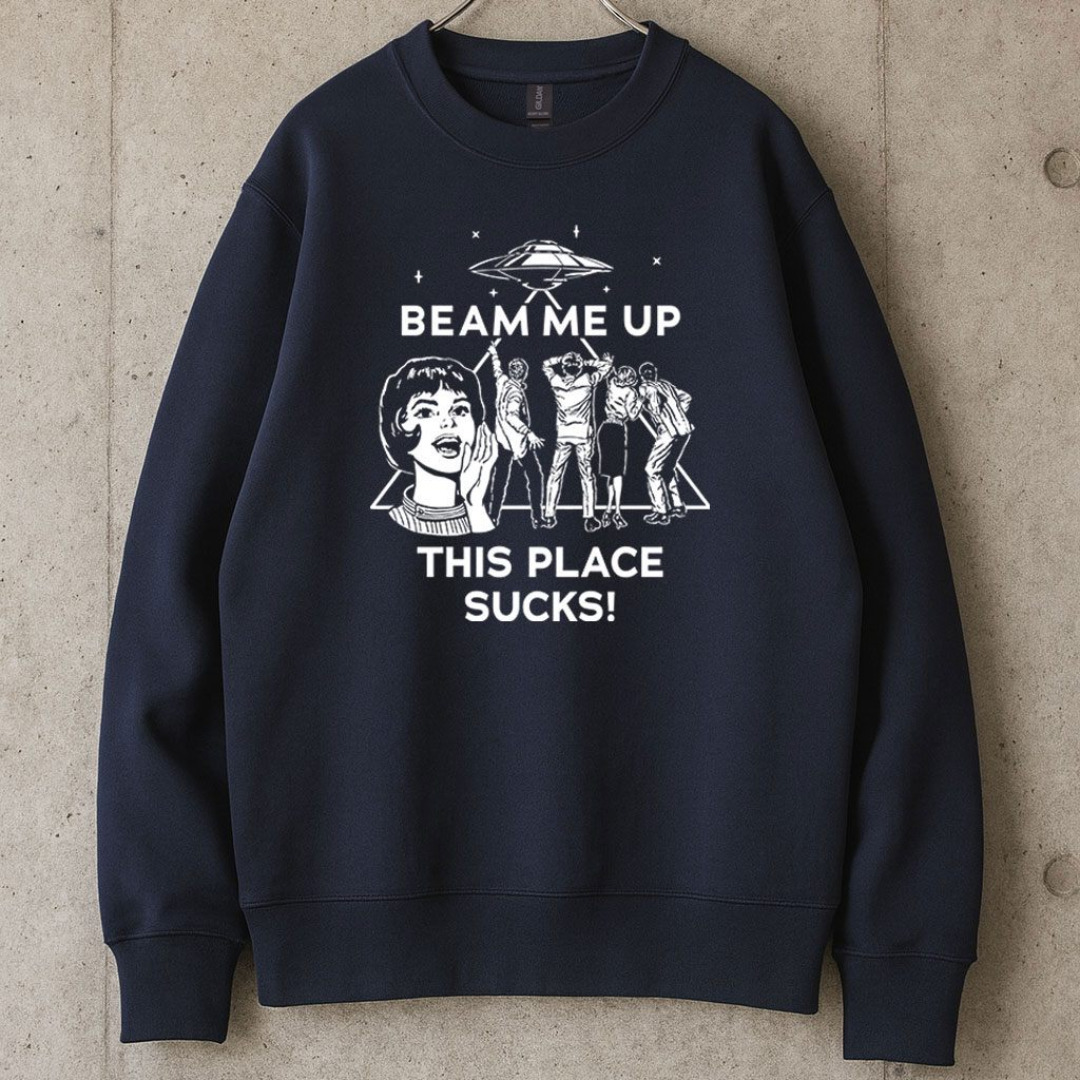 ストレンジャーシングス ロビン トレーナー スウェット ネイビー BEAM