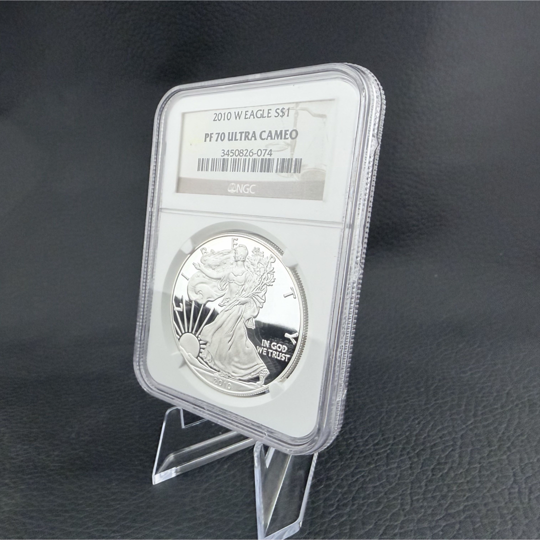イーグル 銀貨 2010年 NGC PF70 プルーフ 最高鑑定 純銀 1オンス