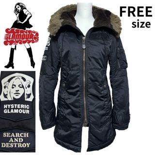 初期 hysteric glamour モッズコート ダウン 平成 ファー 中古・古着
