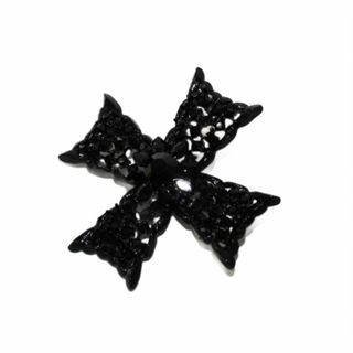 FOXEY - FOXEY(フォクシー) ブローチ - クリア×シルバー フラワー(花