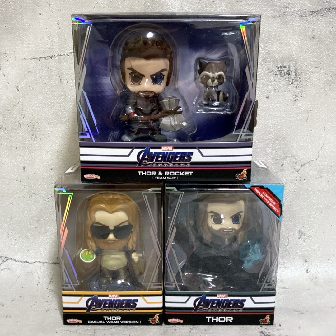 未開封 ホットトイズ コスベイビー マイティソー 3点 マーベル MCU