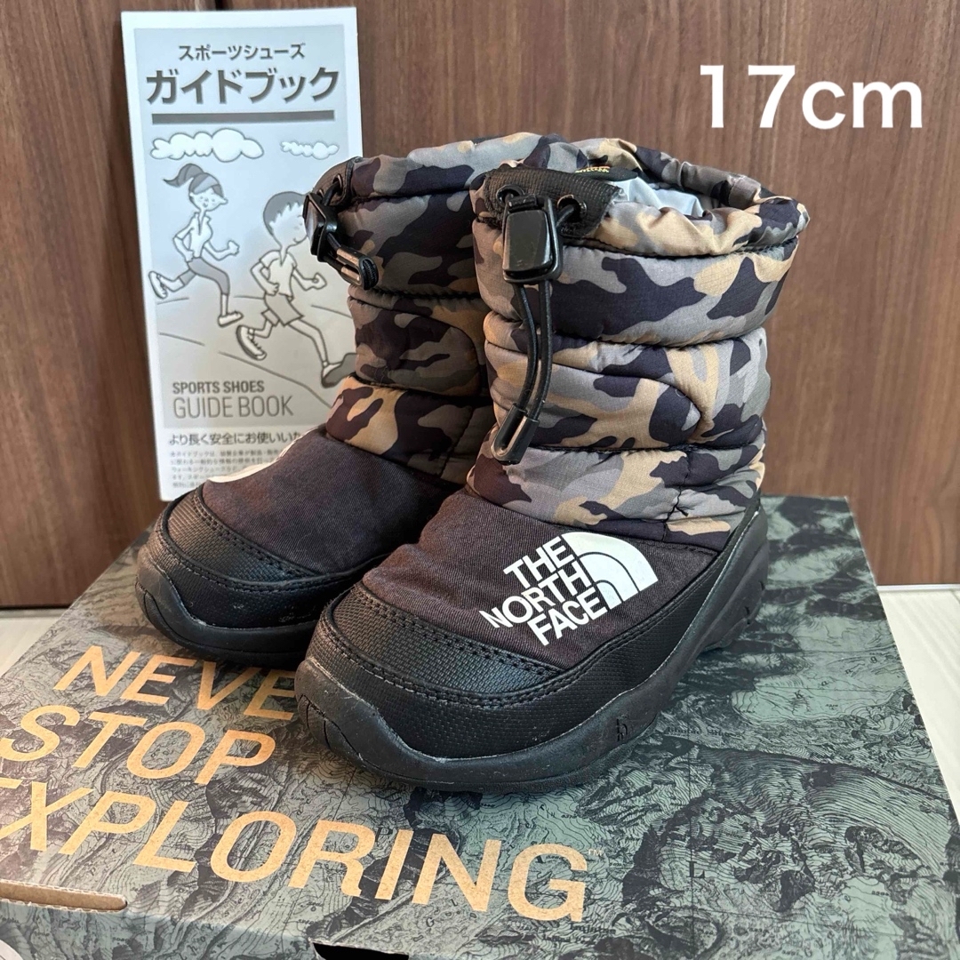 THE NORTH FACE - THE NORTH FACE 迷彩柄スノーブーツ17.0cmの通販 by