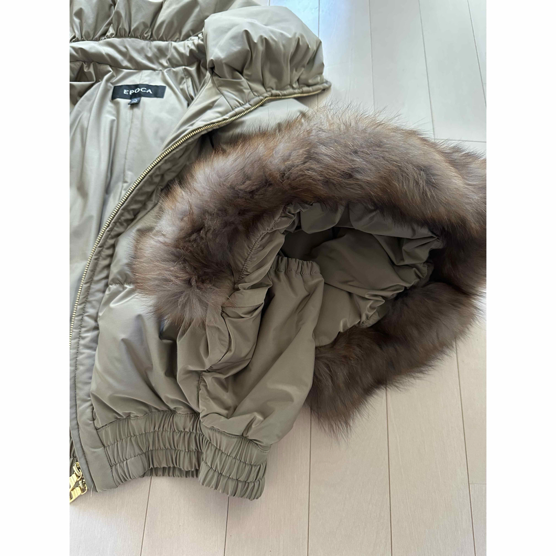 EPOCA - EPOCA ダウンポンチョ ショートダウンジャケットフォックス