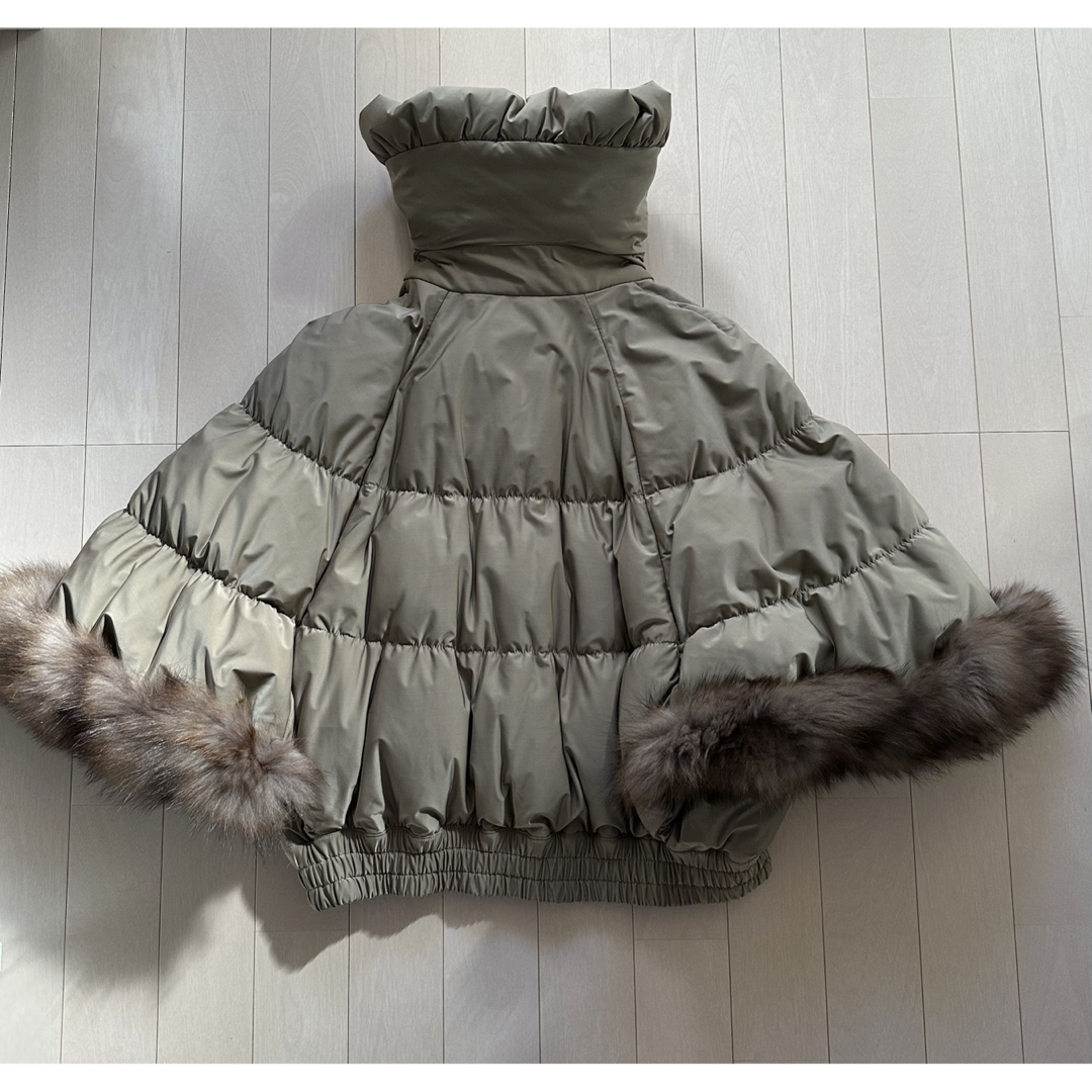 EPOCA - EPOCA ダウンポンチョ ショートダウンジャケットフォックス