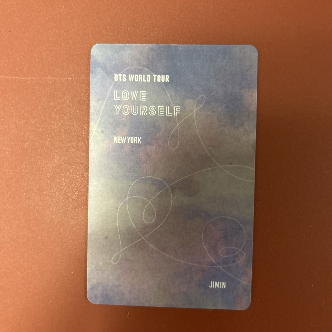 BTS トレカ ミニフォト ジミン LOVE YOURSELF NEW YORK