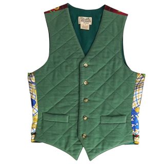 HERMES - 美品 Vintage エルメス HERMES ベスト ジレ スウェードレザー
