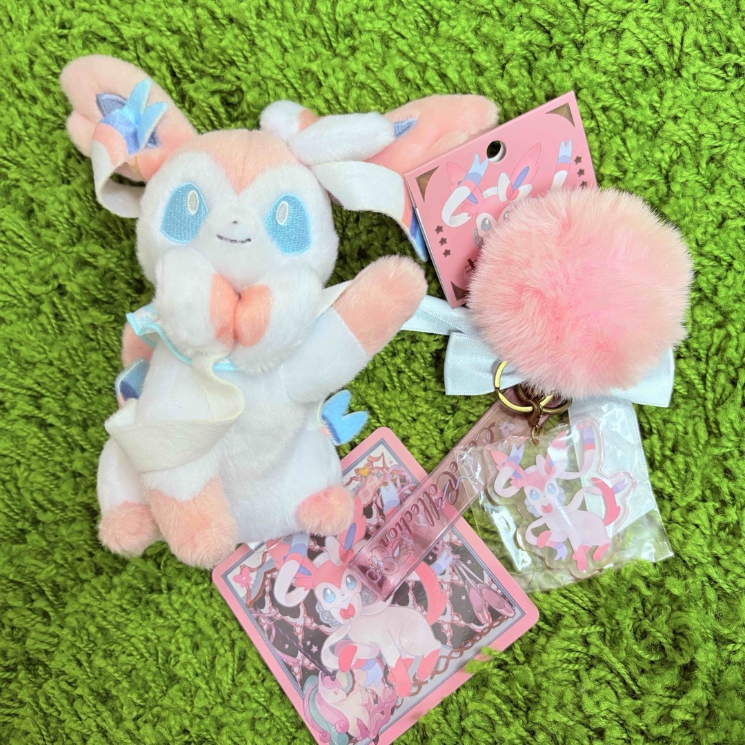 ポケモン - ニンフィア ぬいぐるみ＆キーホルダー セット Eevee
