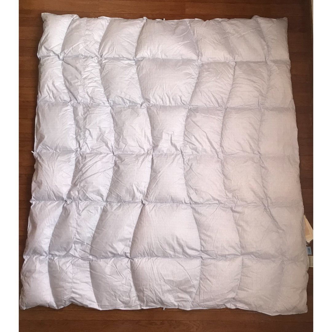 西川 - 新品 西川(24+) 羽毛肌掛ふとん(ダブル) 送料込 B 定価66000円