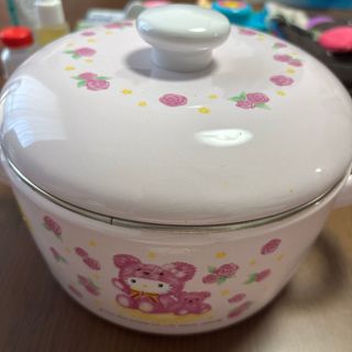 ハローキティ - サンリオ ハローキティ ホーロー鍋 ベジタブル両手鍋の