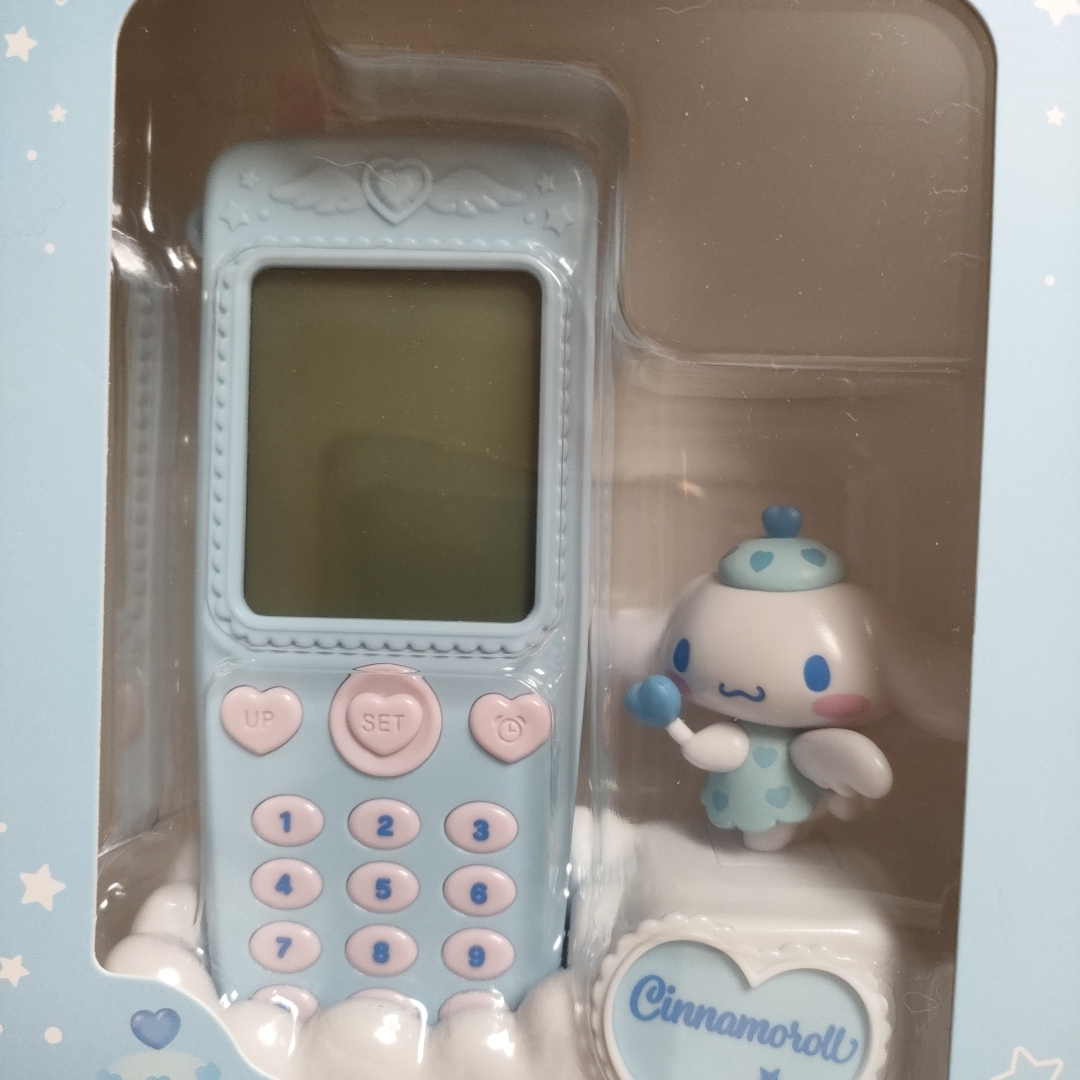 シナモロール - サンリオ シナモロール ガラケー形置き時計新品未使用